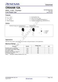 CR04AM-12A-TB#B00 Datasheet Cover