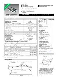 CR0603-JW-103EAS Datasheet Cover