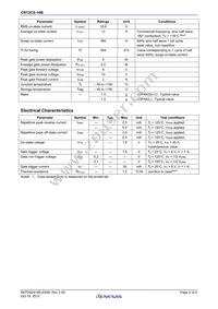 CR12CS-16B-T1#BH0 Datasheet Page 2