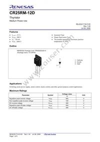 CR25RM-12D#B00 Datasheet Page 3