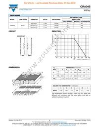 CRA04S08356R2FTD Datasheet Page 2