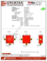 CRBSCS-01-1000.000 Datasheet Cover