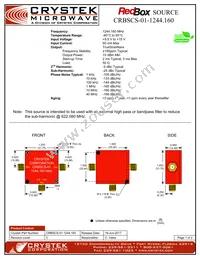 CRBSCS-01-1244.160 Datasheet Cover