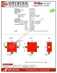 CRBSCS-01-125.000 Datasheet Cover