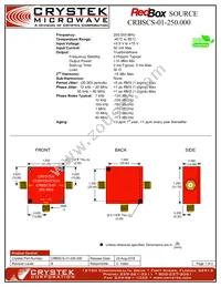 CRBSCS-01-250.000 Datasheet Cover