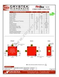 CRBV55BE-1220-2250 Datasheet Cover