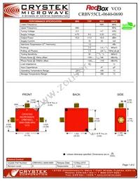 CRBV55CL-0640-0690 Datasheet Cover