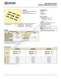 CRC3A4E84R5FT Datasheet Cover