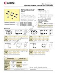 CRC3A4E84R5FT Datasheet Page 2