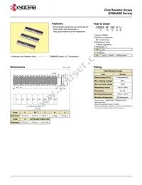 CRC3A4E84R5FT Datasheet Page 4