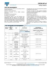 CRCW20103R00JNEFHP Datasheet Page 7
