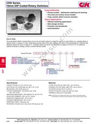 CRD16CM0SK Datasheet Cover