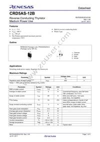 CRD5AS-12B#B00 Datasheet Cover