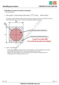 CRGB1314ASE-500-TR Datasheet Page 21