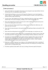 CRGB1318FSE-TM Datasheet Page 19