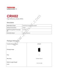 CRH02(TE85L Datasheet Cover