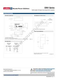 CRV1D0512SC Datasheet Page 7