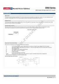 CRV2S0505SC Datasheet Page 3