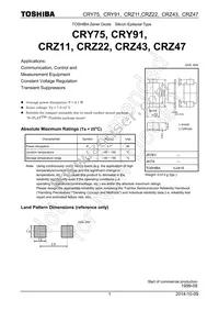 CRY91(TE85L Datasheet Cover