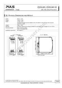 CS10.241-S1 Datasheet Page 19