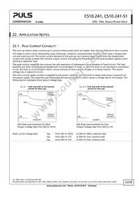 CS10.241-S1 Datasheet Page 22