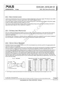 CS10.241-S1 Datasheet Page 23