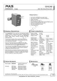 CS10.242 Datasheet Cover