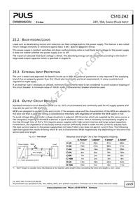 CS10.242 Datasheet Page 22