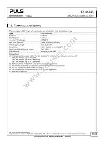 CS10.243 Datasheet Page 11