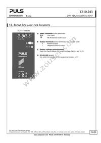 CS10.243 Datasheet Page 12