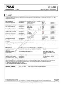 CS10.243 Datasheet Page 13