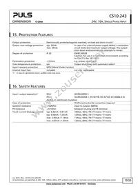 CS10.243 Datasheet Page 15