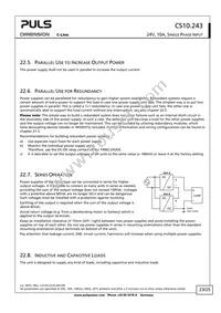 CS10.243 Datasheet Page 23