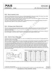 CS10.244 Datasheet Page 21