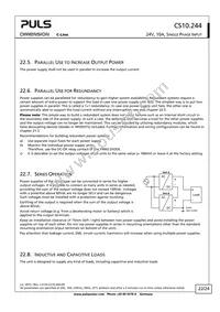 CS10.244 Datasheet Page 22