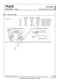 CS10.481 Datasheet Page 9