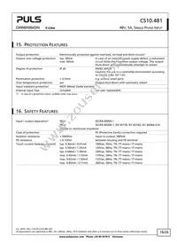 CS10.481 Datasheet Page 16