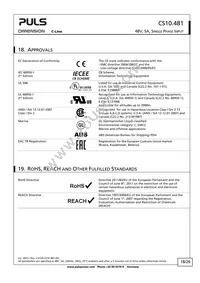 CS10.481 Datasheet Page 18