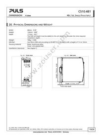 CS10.481 Datasheet Page 19