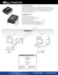 CS134 Datasheet Cover