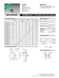 CS160808-39NK Datasheet Cover