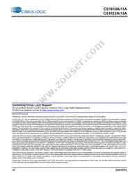 CS1610A-FSZR Datasheet Page 18
