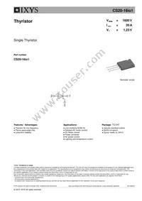 CS20-16IO1 Datasheet Cover