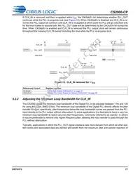 CS2000CP-EZZ Datasheet Page 17