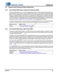 CS2000CP-EZZ Datasheet Page 19