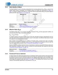 CS2000P-DZZ Datasheet Page 15