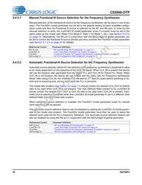 CS2000P-DZZ Datasheet Page 16