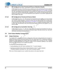 CS2000P-DZZ Datasheet Page 20