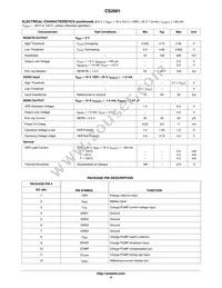 CS2001YDWFR20 Datasheet Page 4