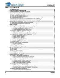 CS2100CP-EZZ Datasheet Page 2